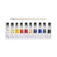 Set Peinture Studio ACRYLICS 10 Tubes 20ml + Pinceau - PÉBÉO