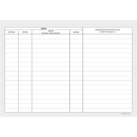 Registre des entrées / Sorties EHPAD 21 x29,7 cm horizontal 96p