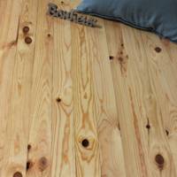 Parquet pin des landes brut à clouer - 2000 x 100 x 23 mm - Gedimat - GASCOGNE BOIS