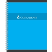 Cahier reliure intégrale 17 x 22 cm 5x5 70g 100 pages - Conquérant
