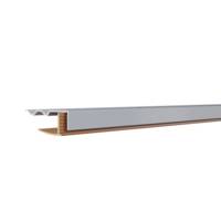 Profilé de bordure clipsable - 15 x 38 mm L.4 m - Gedimat - MEP