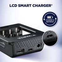 Chargeur LCD Smart Charger+ avec 4 Accus 2100 mAh AA