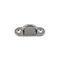Platine œil acier inoxydable entraxe 20mm 80x26mm charge maxi 714kg - Gedimat - CHAPUIS