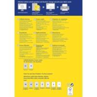 Lot de 750 étiquettes autocollantes pour congélation, 30 x 50 mm sur A4, autocollantes