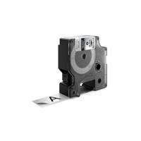 Rhino Ruban Polyester Largeur 19 mm x 5,5 m Noir sur Gris Métal