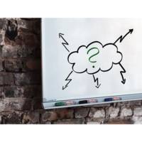 Marqueur pour Tableaux blancs 365 Pointe Biseautée Noiir 2-7 mm