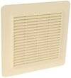 Grille d'aération spéciale façade NICOLL carrée en applique avec moustiquaire 246x246mm coloris sable - Gedimat