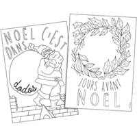 Marqueur craie Chalk marker, coffret Noël tradition