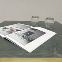 Plateau de table rectangle Marbre Jade & laiton - RestooTab