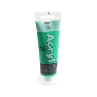 Tube Soft Plastique 75ml Peinture Acrylique Fine Vert brillant 610 - PRIMO