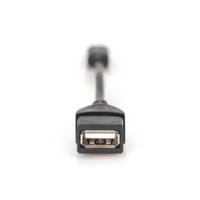 Adaptateur pour câble USB 2.0-OTG mâle/Femelle Noir - DIGITUS