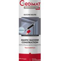 Mastic silicone neutre construction GEDIMAT PERFORMANCE PRO - 310ml - Gedimat