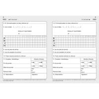CARNET DE CONTROLE DE VEHICULE N× IMP. 150X110 32 PAGES
