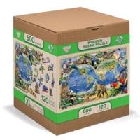 Puzzle en Bois CARTE DU ROYAUME DES ANIMAUX XL