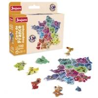 Carte de FRANCE magnétique Puzzle Bois - JEUJURA