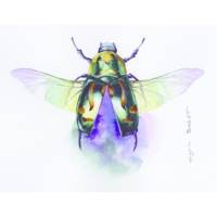 Bloc Aquarelle Etival encollé 4 côtés 300g grain fin 10 Feuilles 18x24 cm