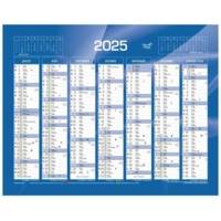 Calendrier de banque 14 mois 550 x 405 mm Bleu