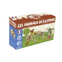 Les Animaux de la Ferme - 20 pièces en bois - JEUJURA