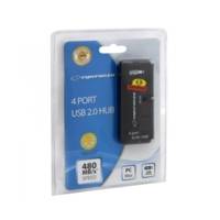 Concentrateur Hub de bureau EA112 - 4 x USB 2.0 Noir - ESPERANZA