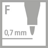 Feutre pour Transparent OHPen encre soluble Pointe fine bleu - STABILO