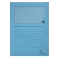 Paquet de 10 chemises à fenêtre SUPER 160g/m2 - 22x31cm Couleurs assorties