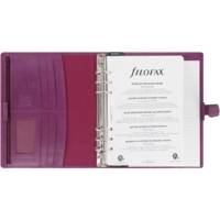 Agenda organiseur "Finsbury" format A5 semaine sur 2 pages Framboise