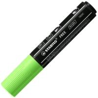Marqueur pointe large FREE acrylic T800C vert clair - STABILO