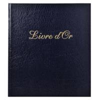 Livre d'or Balacron avec titre 140 pages blanches 21x19 cm Coloris Aléatoire - EXACOMPTA