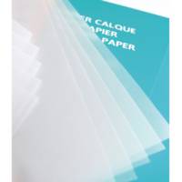 Pochette de 12 feuilles de papier calque supérieur A4