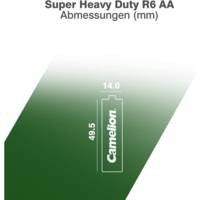 Pack de 12 pile Super Heavy Duty LR6/AA/Mignon 1,5V