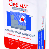 Mortier-colle amélioré C2ET - sac de 25kg - gris - Gedimat