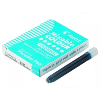 Boite de 6 cartouches d'encre pour stylo Parallel Pen Turquoise