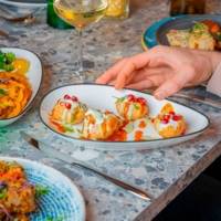 Mange-debout pied blanc 60x60cm cepp - intérieur - RestooTab