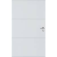 Bloc-porte alvéolaire KETCH gravé à peindre à recouvrement Hui.Néoclyp de 72 à 76 mm - 204 x 83 cm - Gedimat