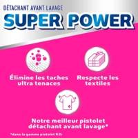 Pistolet Super Power 550ml – Détachant avant-lavage