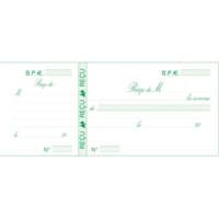 Carnet à souche Reçus 90 x 130 mm 50 feuillets - EXACOMPTA
