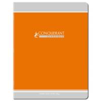 Cahier agrafé 17X22cm 140P 90G grands carreaux coloris aléatoire