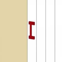 Poignée pvc noire - 171mm - Gedimat - AFBAT