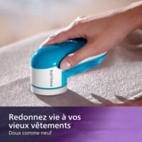 Rasoir Anti-Bouloche/Anti-Peluche GC026/00 Bleu Blanc