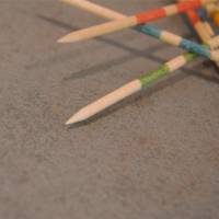 Table pied noir 70x70cm oxydo bronze - intérieur - RestooTab