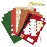 Boîte créative, pliages de Noël 3D - AVENUE MANDARINE