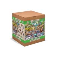 Puzzle en Bois L'étonnant royaume des animaux