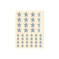 Etui lot 120 Gommettes Métallisées Etoile (3F 11,5X15 cm) Argent