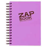 Carnet croquis ZAP BOOK SPIRALE A5 80g 160 Feuilles coloris aléatoire vif