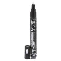 Marqueur acrylique Pointe ronde 4mm Noir - PÉBÉO