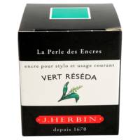 Encre traditionnelle à stylo en flacon "D" 30ml Vert réséda - HERBIN