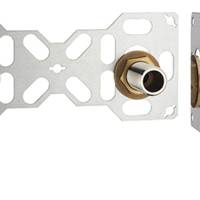 Platine douche EA 150 per à glissement - mâle ø20 x 27 - Gedimat - NOYON ET THIEBAULT