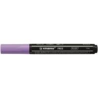Marqueur pointe moyenne FREE acrylic T300 lilas clair - STABILO