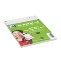 Paquet de 32 Fiches Bristol revision 2.0 Perforées 148x210 mm A5 Q5/5 blanc