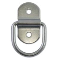 Anneau d'arrimage avec pivot acier zingué D.fil 6.4mm 20x54mm - Gedimat - CHAPUIS